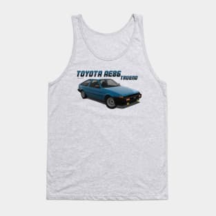 Toyota AE86 Trueno Blue Tank Top